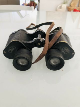 Vintage Carl Zeiss Binoculars Jena Deltrintem 8x30 Case 4
