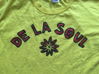 Vtg 90s De La Soul Shirt,  Yellow,  Unisex,  Men’s Lrg,  3 Feet High And Rising