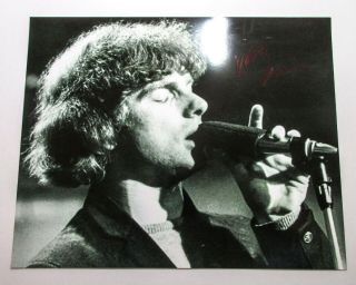 Van Morrison Signed Vintage 8x10 Photo In Dark Spot Proof I