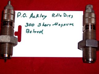 P.  O.  Ackley Fl 2 - Die 300 Belted Short Magnum,  Vintage Wildcat History.  Rd33 - 1