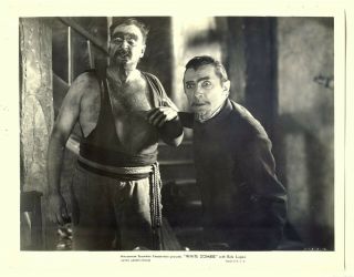 Rare Vintage 1932 Bela Lugosi White Zombie W/ Monster Still Photo A