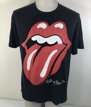 Vintage Rolling Stones The North American Tour 1989 T Shirt Men’s L/xl 80s Rock