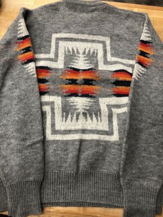 Vintage 70s/80s Pendleton Native Pattern Knit Sweater Wool XL 5