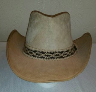 Vintage 7 1/2,  7.  5 Western Resistol Buckaroo Cowboy Hat,  Hat Strap.