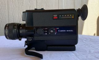 Vintage Canon 514xl 8mm Movie Or Video Camera With C - 8 Lens Great Shape