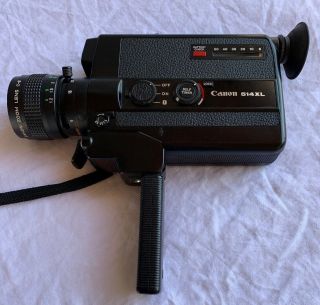 Vintage CANON 514XL 8mm Movie Or Video Camera With C - 8 Lens Great Shape 2