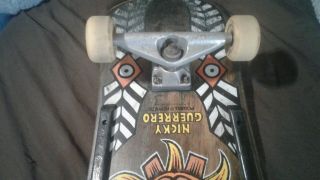 Vintage Powell Peralta Nicky Guerrero Complete Skateboard w/ Trackers & Hosoi 11