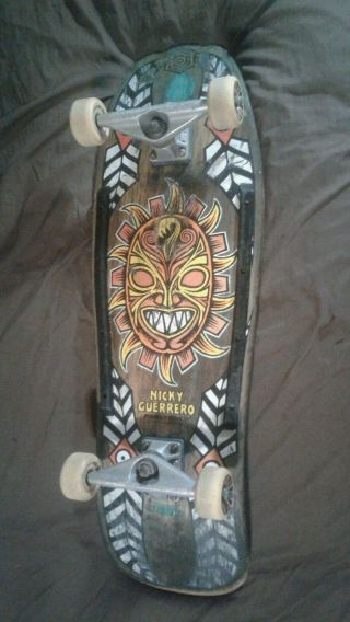 Vintage Powell Peralta Nicky Guerrero Complete Skateboard W/ Trackers & Hosoi