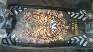 Vintage Powell Peralta Nicky Guerrero Complete Skateboard w/ Trackers & Hosoi 7
