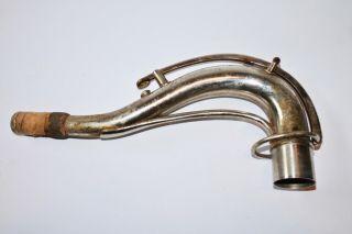 Vintage C.  G.  Conn ? Serial 37073 Sax Saxophone Neck Only Parts Repair