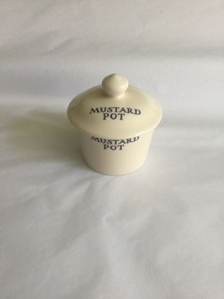 Emma Bridgewater Utility Mustard Jar With Lid Very Very Rare