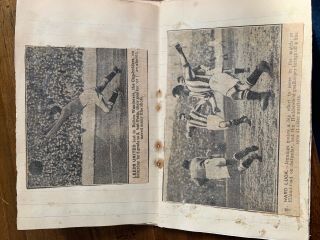 Leeds United vintage 1926/27 season scrapbook 4