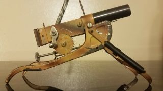 Doll et Cie (Doll & Company) Clockwork Tin Machine Gun ca 1920s,  Rare Piece 2