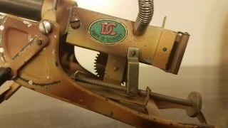 Doll et Cie (Doll & Company) Clockwork Tin Machine Gun ca 1920s,  Rare Piece 3