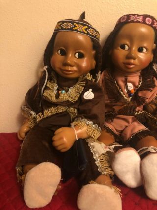 Vintage Naber Kids 1991 Hand Made Wooden Dolls - Benni And 2 Sarah Dolls - 5