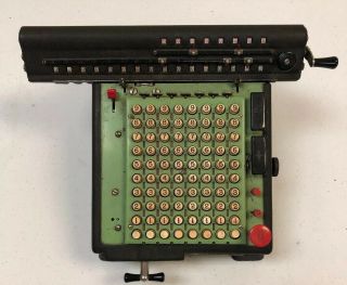 Early 1900’s Vintage Monroe Mechanical High Speed Adding Machine Calculator