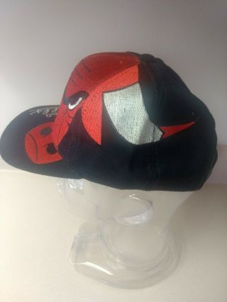 Vintage Big Logo Hat Snapback Cap Chicago Bulls 90s NBA Jordan Pippen 5