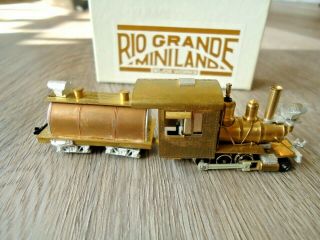 Joe Hon3 Rio Grande Miniland Brass Sp 2 - 6 - 0 Locomotive Train Vintage