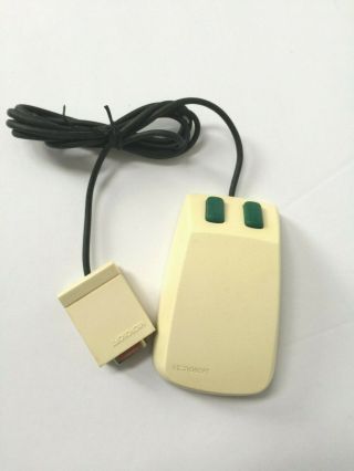 Microsoft Mouse Vintage 1983 Green Button