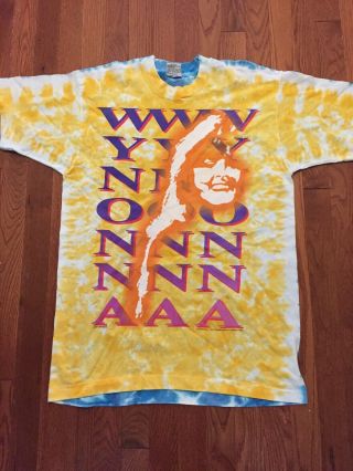 Vintage 1993 Wynonna Judd Tour Concert Tie Dye T - Shirt Men’s Size Large