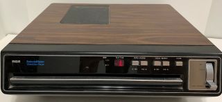 Vintage Rca Selecavision Videodisc Ced Movie Player Sgt - 100 & Rare