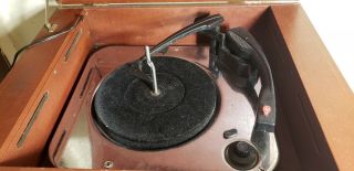 Vintage Webcor Tube Type Record Player LP - 1656 - 1 2
