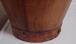 ANTIQUE JAMAICAN FOLK ART HAND PAINTED WOODEN CONGA DRUM PERCUSSION INSTRUMENT 10