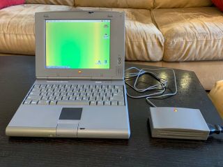 Vintage Rare Apple Macintosh Powerbook Duo 2300c 20mb Ram 1.  1gb Hd 14.  4k Modem