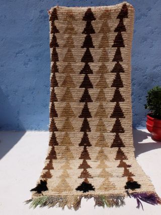 Vintage/authentic Woolen Azilal Rug Berber/ Handwoven Rug / Teppich 6 