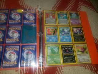 Binder Full Of 1st Edition Pokemon Cards (1999 - 2002) Holos,  Rares,  Uncommons NM, 5