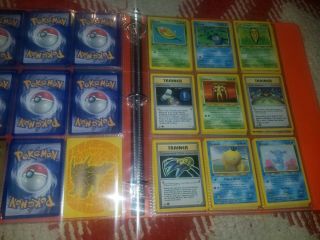 Binder Full Of 1st Edition Pokemon Cards (1999 - 2002) Holos,  Rares,  Uncommons NM, 6
