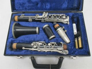 Buffet Crampon Evette Vintage Wooden Clarinet Sn 218192 W.  Germany W/ Mp & Case