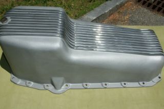 Vintage Cal - Custom Aluminum Oil Pan Sb Chevy V8 283 327 350 Made In The Usa