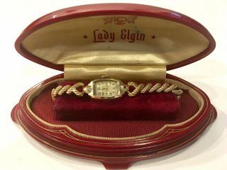 Vintage Lady Elgin 14k Solid Gold Watch - Non -