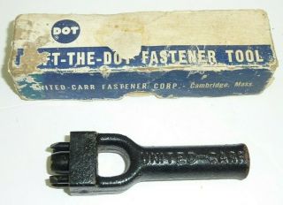 Vintage United - Carr 9951 Fastner Tool Lift The Dot Punch United Carr Usa