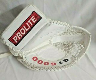 Rare Vintage Ccm Prolite Gt 6000 Hockey Goalie Glove Oversized