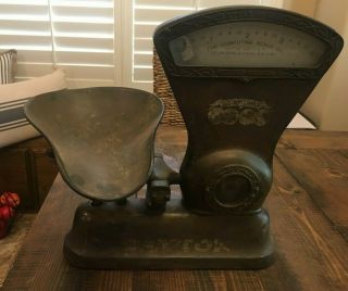Antique Early 1900s Dayton Computing 4 Lb.  Candy Scale