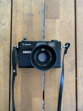 Film Rare Film Canon Canonet QL - 17 G - III 35mm Rangefinder W/flash 2