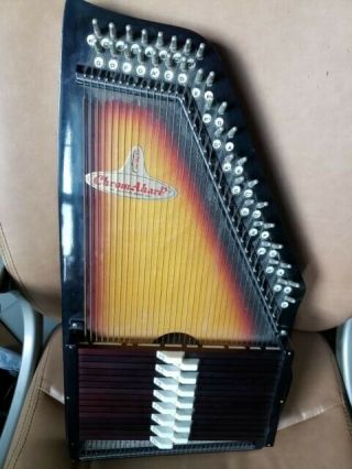 Vintage Rhythm Rbi Chromaharp 15 Chord 36 String Autoharp Made In Japan