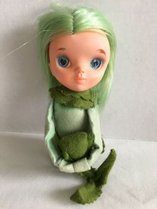 Made In Japan Kamar Green Mermaid Doll Ornament 1967