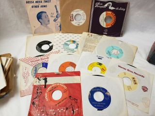 Vintage 45 RPM Square Dance 56 Records Calls & Instructions w/ Carrying Case 4