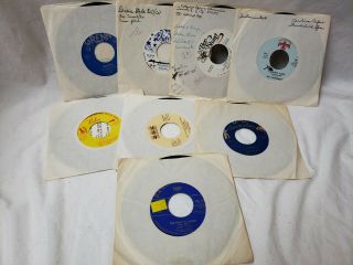 Vintage 45 RPM Square Dance 56 Records Calls & Instructions w/ Carrying Case 7