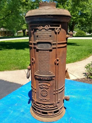 1913 Humphrey No 5i Water Heater Copper Cast Iron Ruud Mfg Co Kalamazoo Michigan