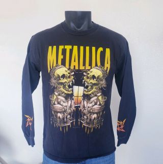Vintage 2003 Metallica Mens Size Large Long Sleeve Graphic Pushead T Shirt