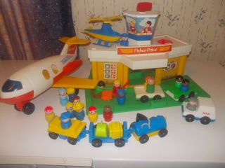 Vintage Fisher Price Little People Airport