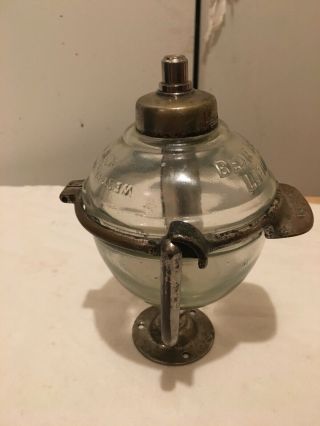 Antique Lavatory Room Tilting Beau Brummel Liquid Soap Dispenser.  Very Rare 3