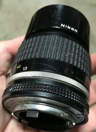 Nikon Nikkor 135mm 1:28 947935 VINTAGE CAMERA LENS GOOD 3