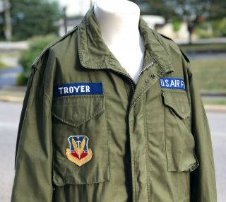 Vintage 1968 Vietnam United States Air Force USAF Tactical Air Command Jacket M 2
