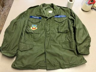 Vintage 1968 Vietnam United States Air Force USAF Tactical Air Command Jacket M 8