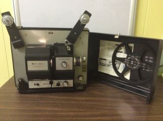 Vtg Bell & Howell 468a 8mm / 8 Reel To Reel Movie Film Projector